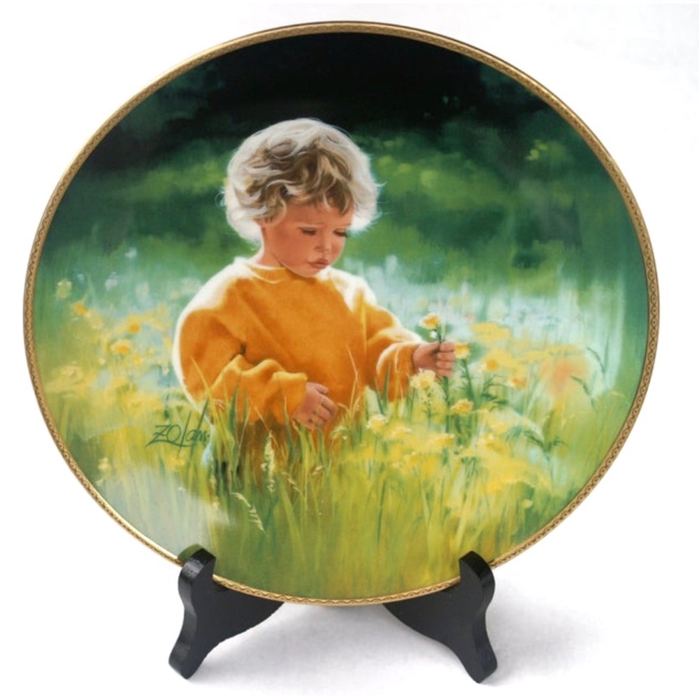 Vintage Collectible Decorative Plate by Donald Zolan A Time For Peace Ch…
